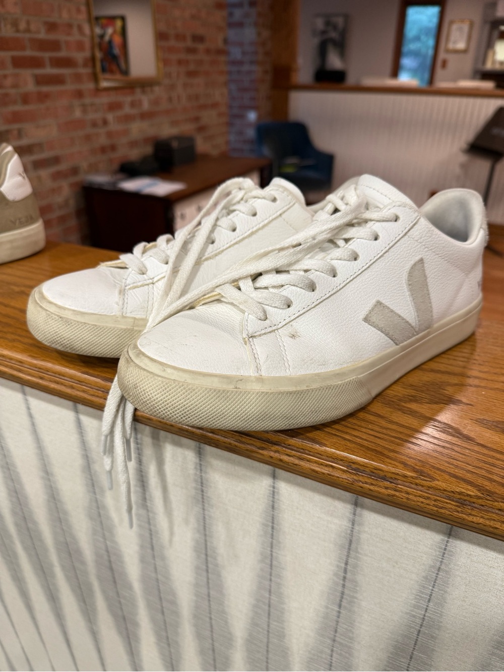 Veja Women's White Canvas Low-Top Sneakers